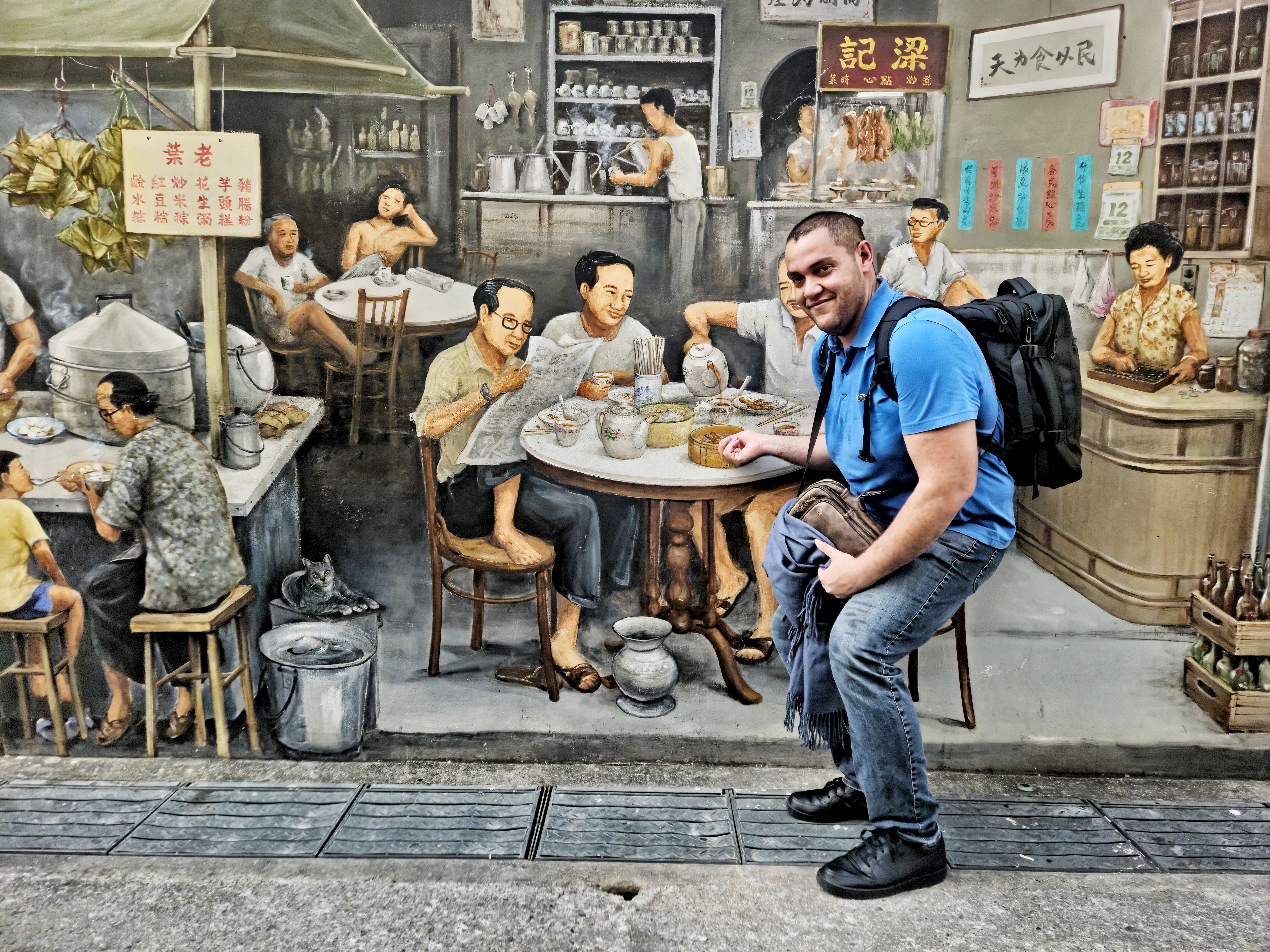 Walking through Chinatown Singapore